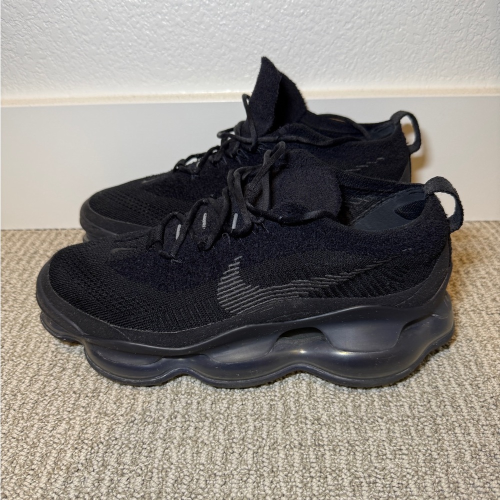 Size 11 - Nike Air Max Scorpion Flyknit Triple Black